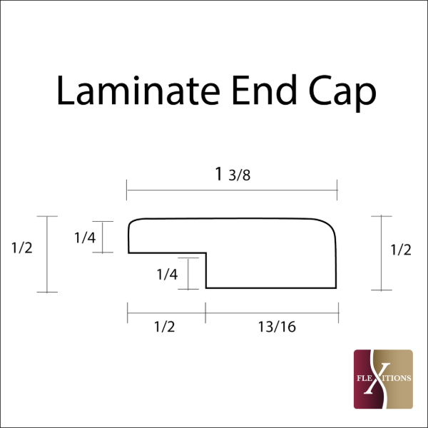 Stainable and flexible, 1/4" strip or trim, for your vinyl and laminate floors.