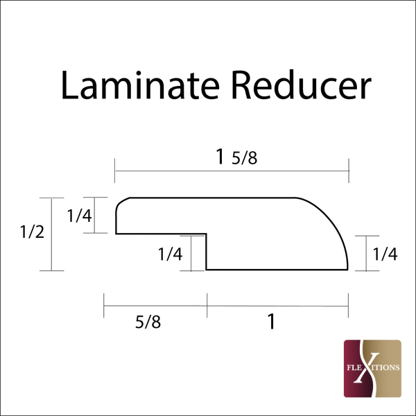 Stainable and flexible, 1/4" strip or trim, for your vinyl and laminate floors.
