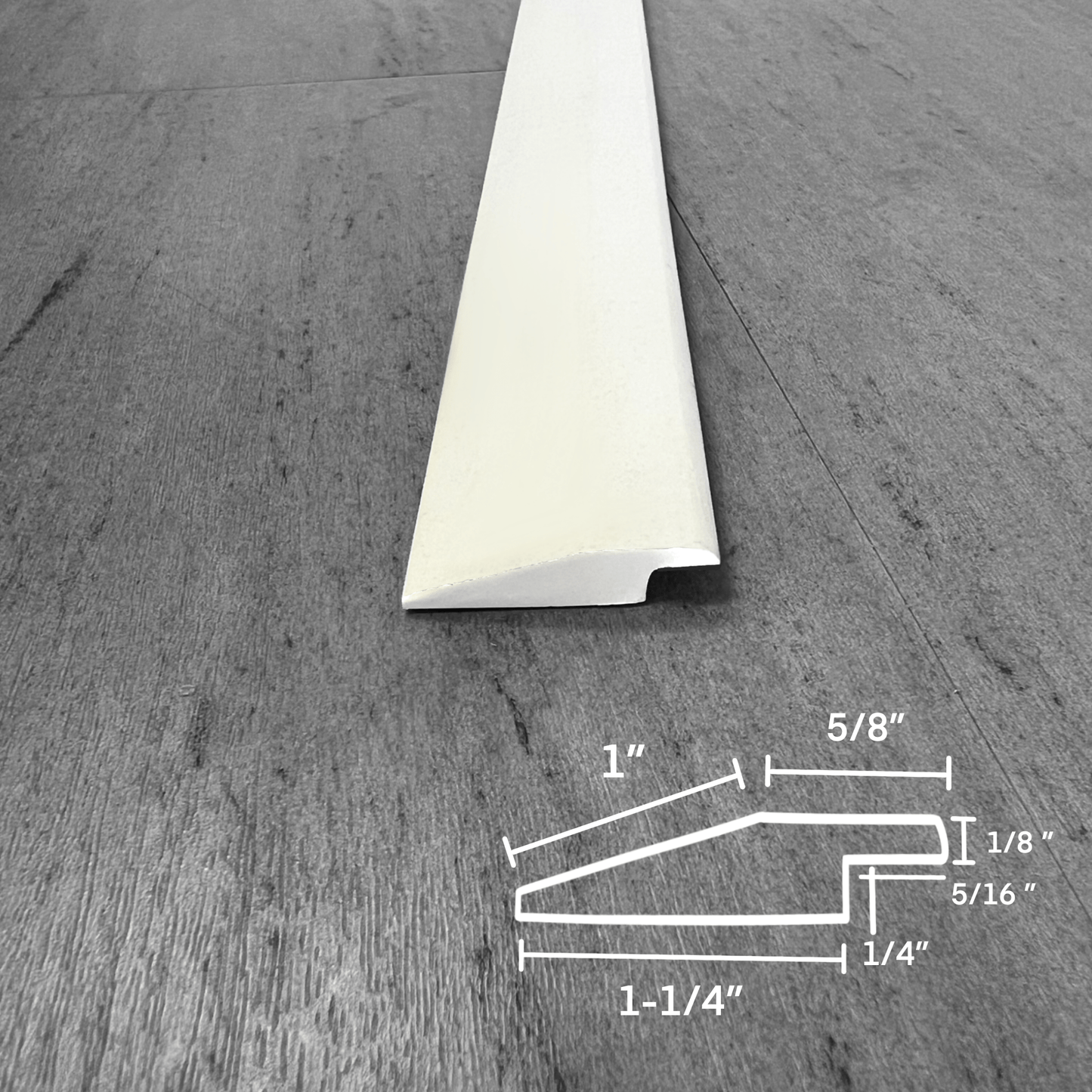 #208 | Flexitions 1/4" Reducer to Nothing 84"