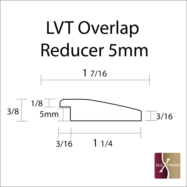 Stainable and flexible, 5mm bullnose stair trim, for your vinyl and laminate floors.