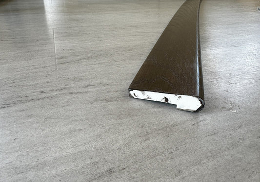 OVERSTOCK Flexible Stainable Outside Bend 1/2" Flush Mount Stair Nose