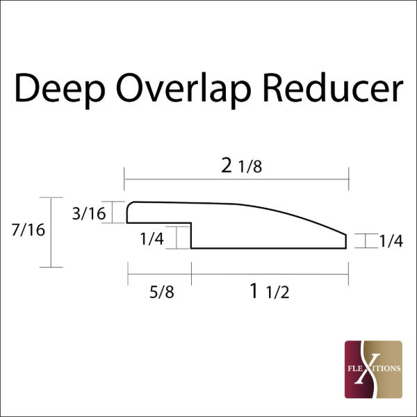 Stainable Flexible Deep Overlap Reducer 1/4"