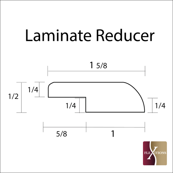 Stainable Flexible 1/4" Overlap Reducer