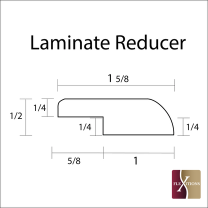 Stainable Flexible 1/4" Overlap Reducer