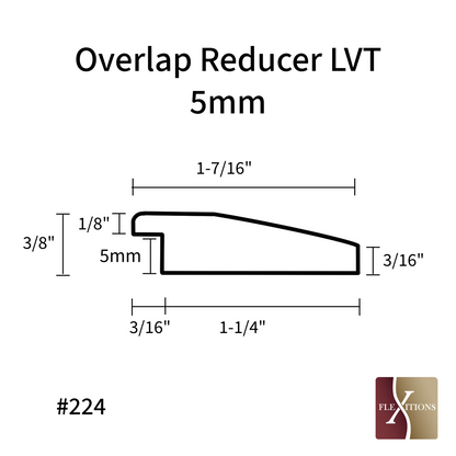#224-7 | Reductor de superposición Flexitions de 5 mm para LVT de 84"