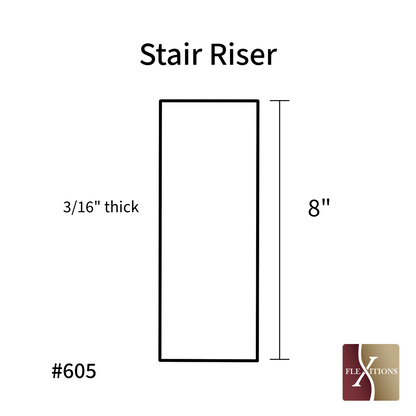 #605QS | Quick Ship 8" Stair Riser 84"