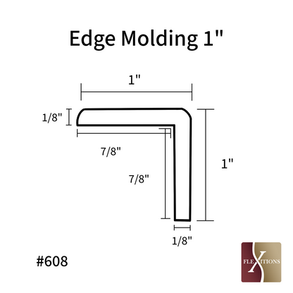 #608 | Flexitions 1" Edge Molding 120"