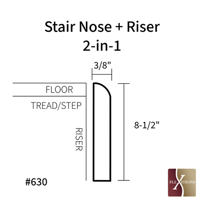 #630 | Stairnose Riser 2 In 1 Combo 84”