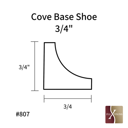 #807 | Flexitions 3/4" Cove Base Shoe