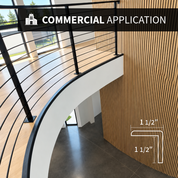 #1607 | Commercial 1-1/2" Edge Molding