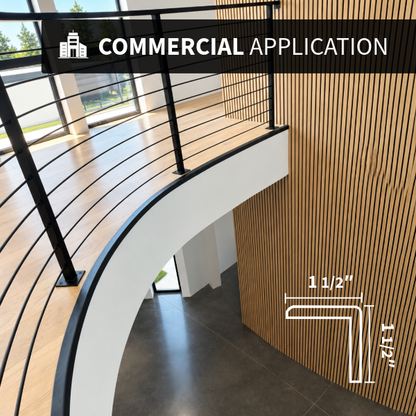 #1607 | Commercial 1-1/2" Edge Molding