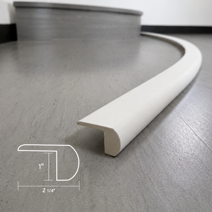 1" Top Mount Stair Nose (Rounded Bullnose) – #128