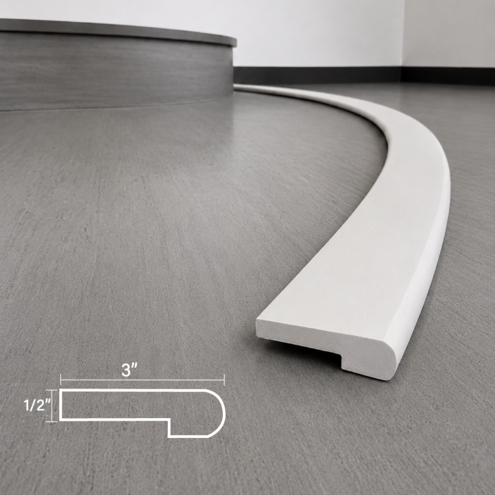 #105 | 1/2" Flush Mount Stair Nose
