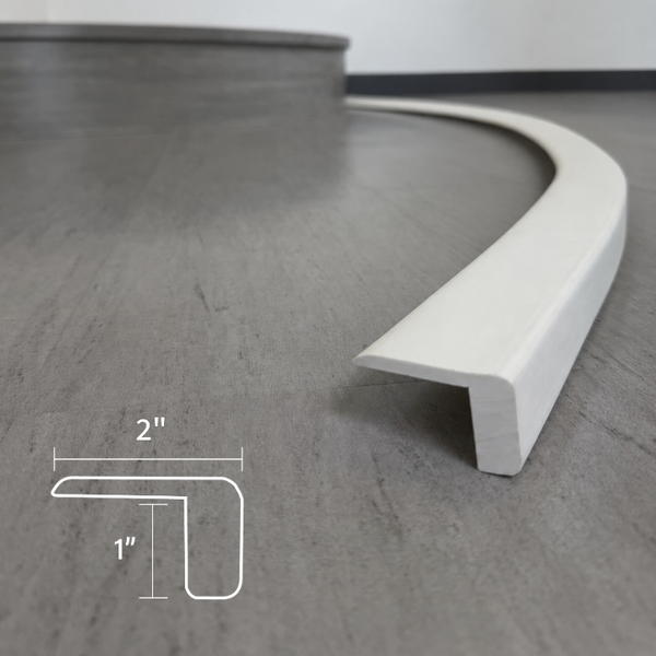 1" Top-Mount² Stair Nose (Squared Bullnose) – #129